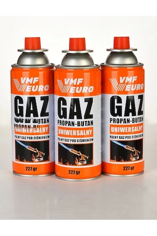 Remtas Vmf Eurogaz Kamp Ocak Gazı Valfli Kartuş 227gr - 3 Adet