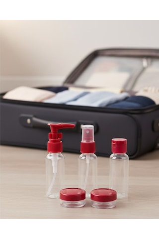 Taşınabilir 5 Parça Seyahat Kozmetik Dolum Seti 30 Ml Cn