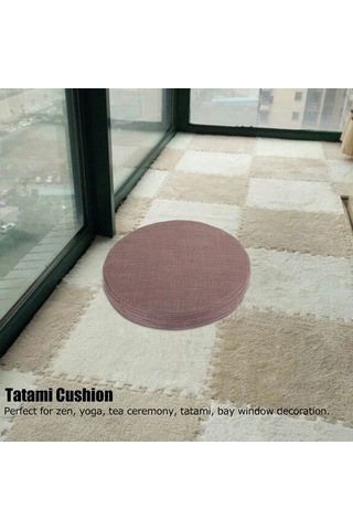 Youmex El Dokuma Linen Yastık - Tatami, Balkon, Pencere Dekorasyonu İçin Konforlu, Dayanıklı Ve Temizlenmesi Kolay 40x40cm Diğer