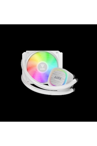 Gamdıas Aura Gl120 V2 Wh, White Edition, 120mm, Rgb, 1 Fanlı, Cpu Sıvı Soğutma