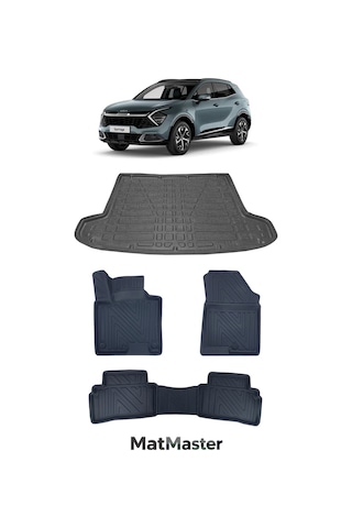 Kia Sportage 2026 Model 5d Premium Ekstra Havuzlu Paspas Ve Bagaj Havuzu Set