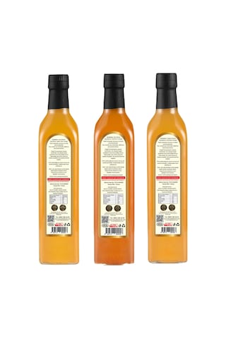 Hanzade Bitkisel Elma + Alıç + Enginar Sirkesi 500 ML 3'lü Set