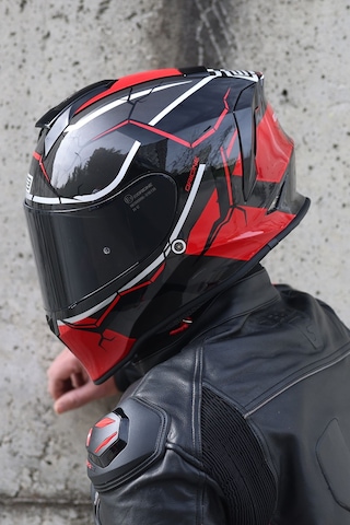 Dinamo Never Broken Siyah-kırmızı Kask C1 Siyah