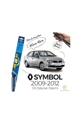 Renault Symbol Muz Silecek Takımı (2009-2012) RBW