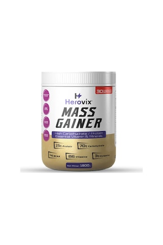 Mass Gainer 1500 Gr Çikolata Aromalı Yüksek Karbonhidrat & P...