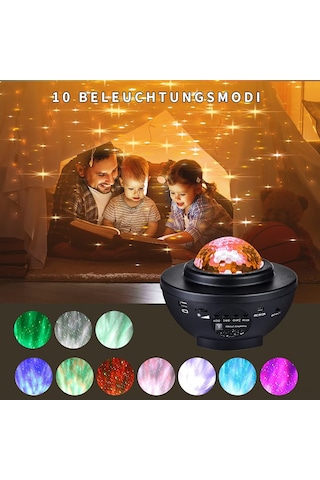 Maiyame Renkli Yıldız Gökyüzü Projektörü: Çocuk Odaları Ve Özel Günler İçin Mükemmel Dekorasyon