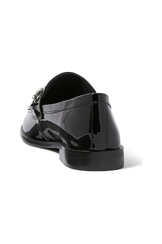 Black Suede Studio Süet Detaylı Klasik Loafer Ayakkabılar Siyah