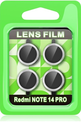 Mey İthalat Redmi Note 14 Pro 5g Raze Metal Kamera Lens - Gümüş