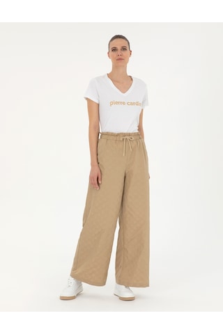 Pierre Cardin Kadın Bej Pantolon Kanvas-chino 50289354-vr011 Bej