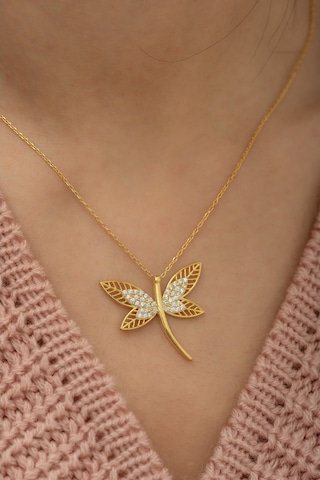 925 Ayar Gold Yusufcuk Kolye Kadın Gümüş Kolye