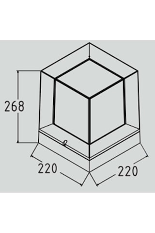 Horoz 400-020-129 Prizma Beyaz Bahçe Aydınlatması
