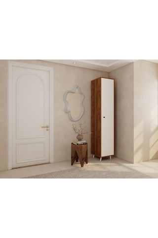 Volta Çok Amaçlı Banyo/kiler Dolabı Amalfi Beyaz Renk Beyaz