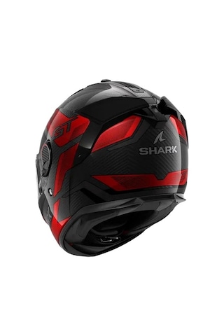 Shark Spartan Gt Pro Carbon Ritmo Dru Kapalı Kask Kırmızı