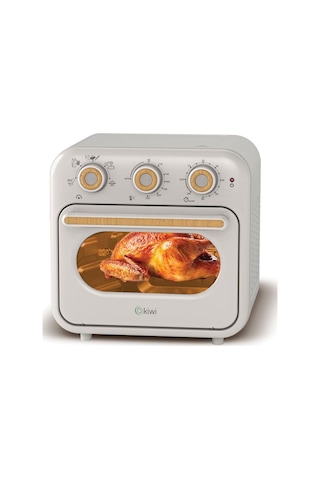 Kiwi KAF-5556 16 L Zamanlayıcılı 360 Derece Dönüş Sistemli Yağsız Fritöz