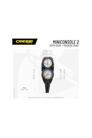 Cressi Dp2 Derinlik Ve Basınç Ölçer Dalış Konsolu