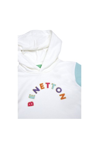 Benetton Bnt-g21574 Kız Çocuk Sweatshirt Ekru