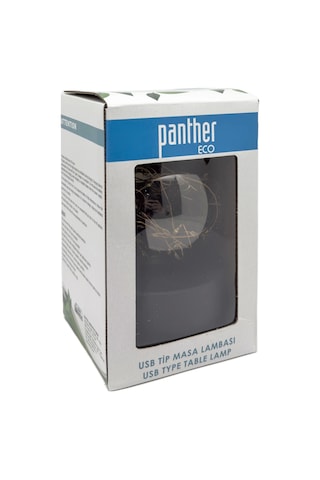 Panther Ledo-02sd Şarjlı Masa Lambası Siyah Çok Renkli