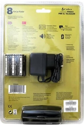 Aselsan Cobra Pm-665 Pmr El Telsiz Tekne Balıkçılık Güvenlik