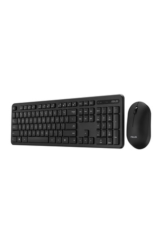 Asus CW100 Kablosuz Klavye & Mouse Set Siyah Türkçe
