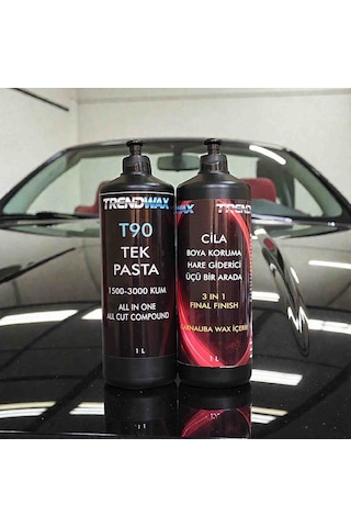 Trendwax 2li Set Tek Pasta Ve Koruyucu Cila Wax 1 Litre