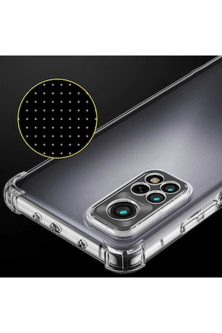 Zore Redmi Note 11 Pro 5g Kılıf Msra Kamera Korumalı Nitro Anti Shock Silikon - Renksiz Renksiz