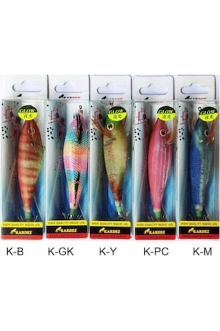 Kardez Squid Jig Glow 10Cm 10,15Gr Kalamar Zokası (467200662)