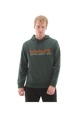 B0a5mx83171-r Timberland Establıshed 1973 Embroidered Logo Loopba Erkek Sweatshirt Yeşil B0a5mx83171-r Yeşil