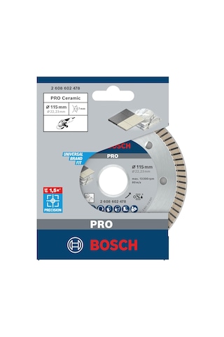 Professional Accessories Best Serisi Seramik İçin, Extra Temiz Kesim Turbo Segman Elmas Kesme D