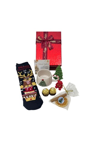 Yılbaşı Noel Christmas Konsept Hediye Kutusu Seti