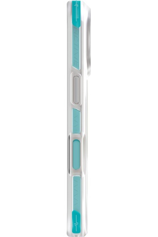 Apple Uyumlu iPhone 17 Pro Max Kılıf Combat Active Bilek Kayışı İle Kolay Taşıma Üç Katmanlı Koruyucu Kapak Turkuaz