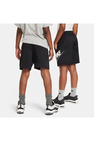 Sportswear Woven Çocuk Siyah Şort Siyah