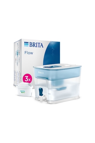 BRITA Flow 3x Maxtra Pro All-In-1 Filtreli Su Arıtma Sebili - 8,2 lt