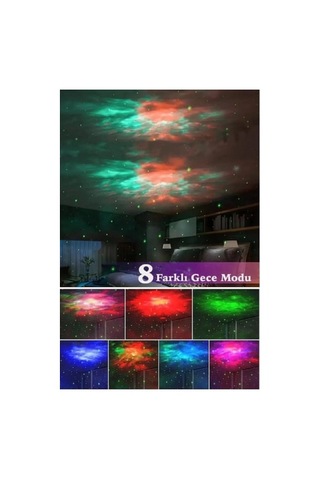 Astronot, Galaksi, Projektör, Uzaktan Kumandalı, Gece Lambası Bwr-47 5324