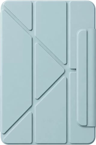 Mey İthalat Apple Uyumlu iPad 2025 10.9 10.nesil A16 Edz Manyetik Standlı Tablet Kılıfı - Mavi Arka Kapak
