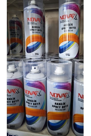 Novax Akrilik Sprey Boya 400 Ml Mat Siyah