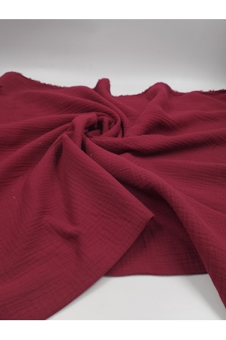 Lüks Müslin Kumaş Bordo Lüks Müslin Kumaş Bordo