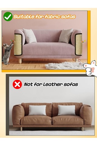 2 Adet Doğal Sisal Kedi Scratcher Mat, Sevimli Oyun Oyuncaklı Dayanıklı Kedi Tırmalama Pedi, 11.8 X 15.7 İnç Kedi