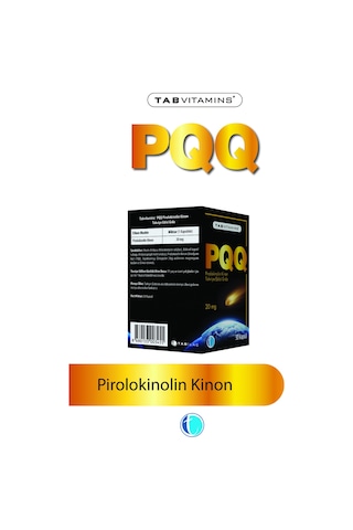 Tabvitamins Pqq Pirolokinolin Kinon 20 Mg 30 Kapsül
