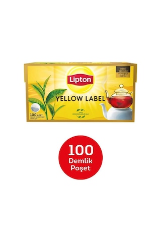 Lipton Yellow Label 100'lu Demlik Poset Cay