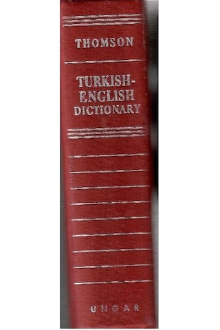Thomson - Turkish - English Dictionary