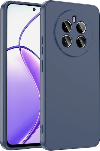 Realme 12 4g Kılıf Zore Mara Lansman Kapak Lacivert