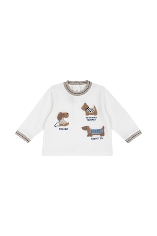 Chicco Uzun Kollu Tişört 09100489000000 000030 Beyaz