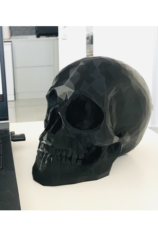 İskelet Kafa Tası - Kulaklık Standı Ve Dekorasyon