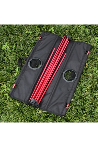 8249 Açık Ultra Hafif Alüminyum Katlanır Masa Küçük Taşınabilir Piknik Masası Orange Turuncu