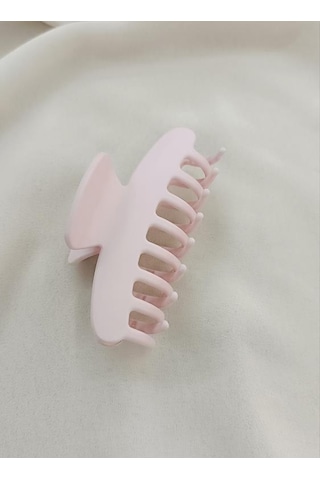 Toka Saç Aksesuarı 9 Cm İthal Ürün Mandal Saç Tokası Renk Açık Pembe 09419134