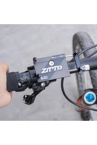 Valkyrie X-81g Metal Motorsiklet Bisiklet Cep Telefonu Tutucu - Alüminyum Alaşım Darbeye Dayanıklı Paslanmaz - 360 Derece Evrensel Gümüş