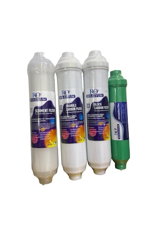Rolezyum 12'' Inline Su Arıtma Filtre Seti