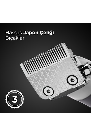 Babyliss E996E Super X Metal 10 Başlıklı Lityum Saç Kesme Makinesi