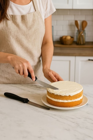 Çelik Silver Pasta Krema Sıva Kek Spatula Seti Sunum Mt233 Çelik Gri Diğer