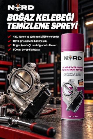 Nord Boğaz Kelebeği Temizleme Spreyi 500 Ml